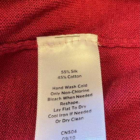 Talbots Pullover Sweater with Ruffled Neckline. - Picture 11 of 11